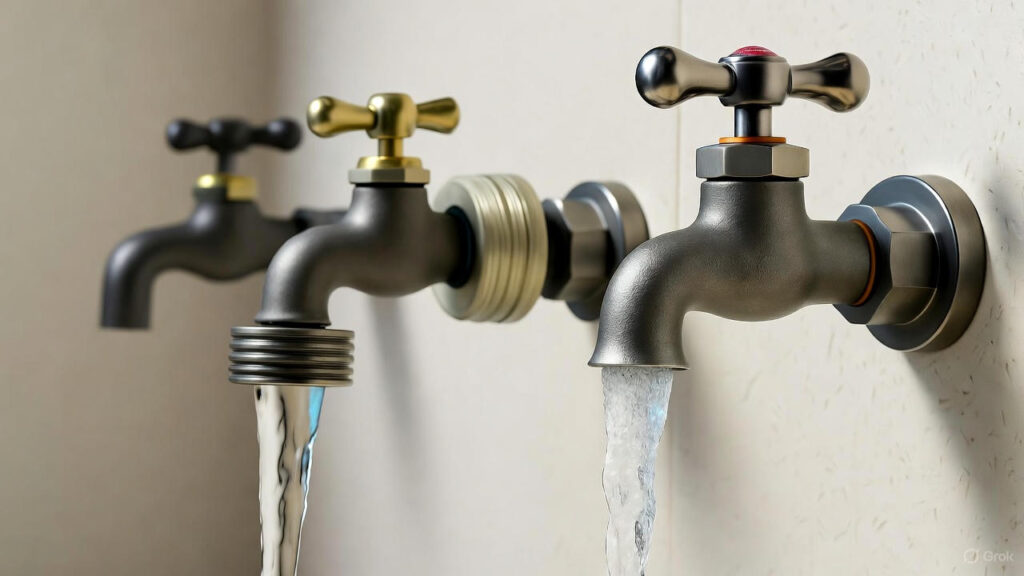 types of exterior water faucets