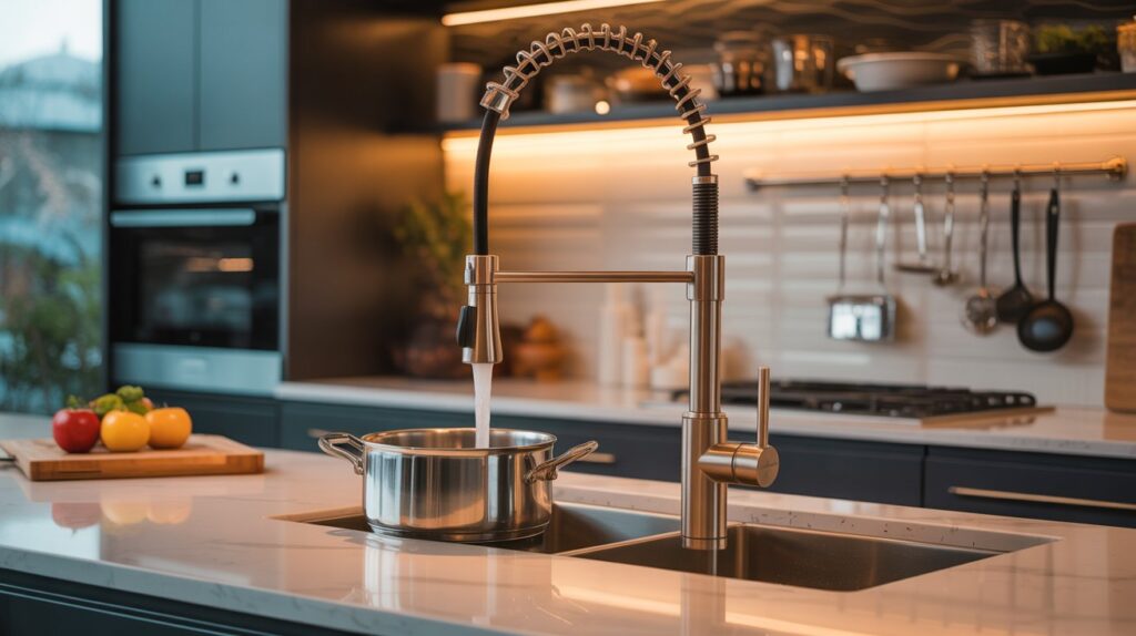 pull out vs pull down kitchen faucet