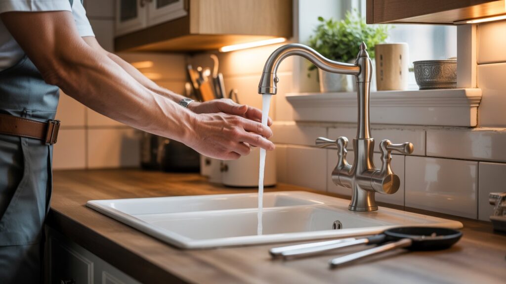 how to replace kitchen faucet